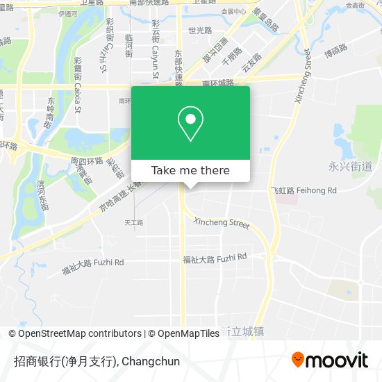 招商银行(净月支行) map