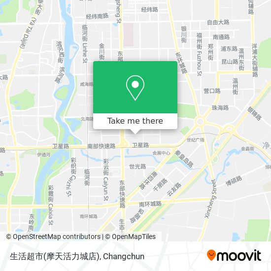 生活超市(摩天活力城店) map