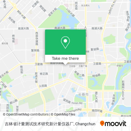 吉林省计量测试技术研究新计量仪器厂 map