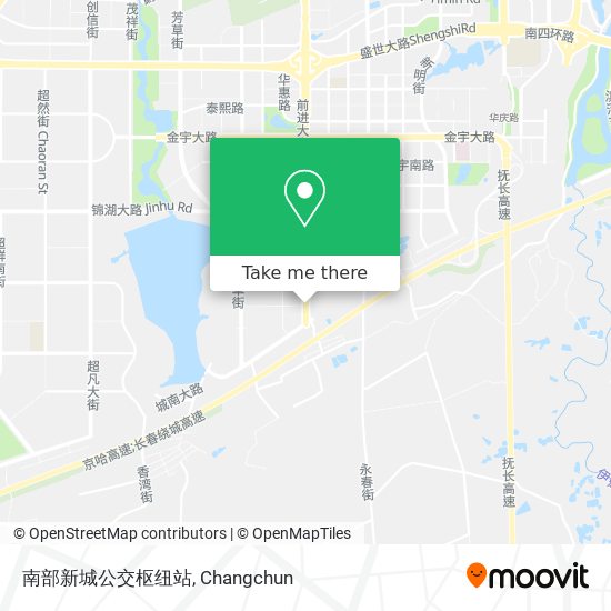 南部新城公交枢纽站 map