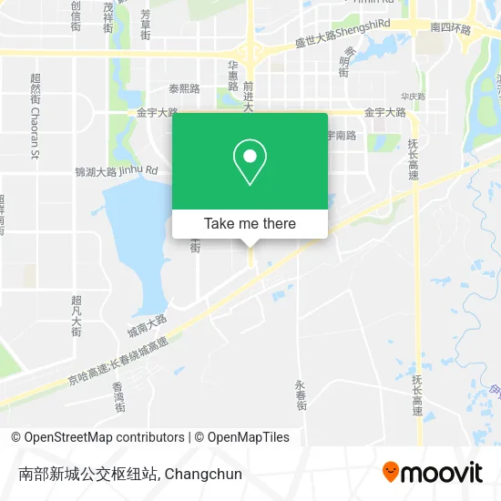 南部新城公交枢纽站 map