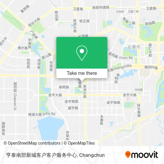 亨泰南部新城客户客户服务中心 map