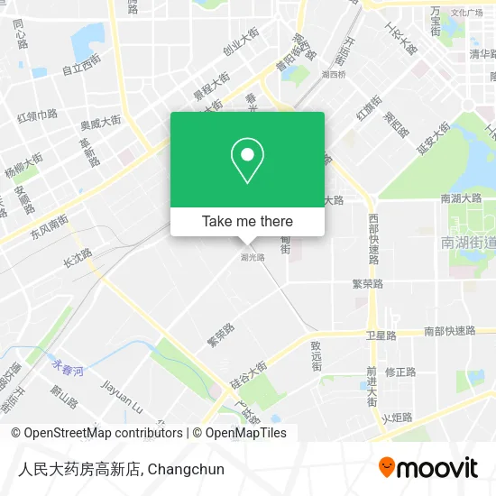 人民大药房高新店 map