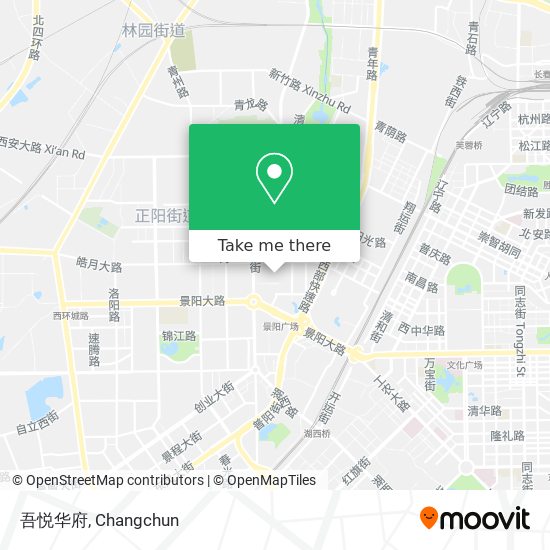 吾悦华府 map