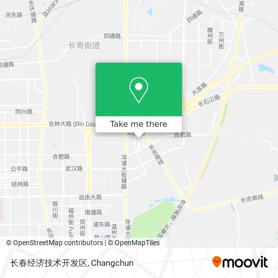 长春经济技术开发区 map