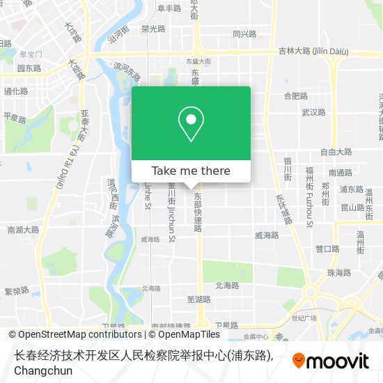 长春经济技术开发区人民检察院举报中心(浦东路) map