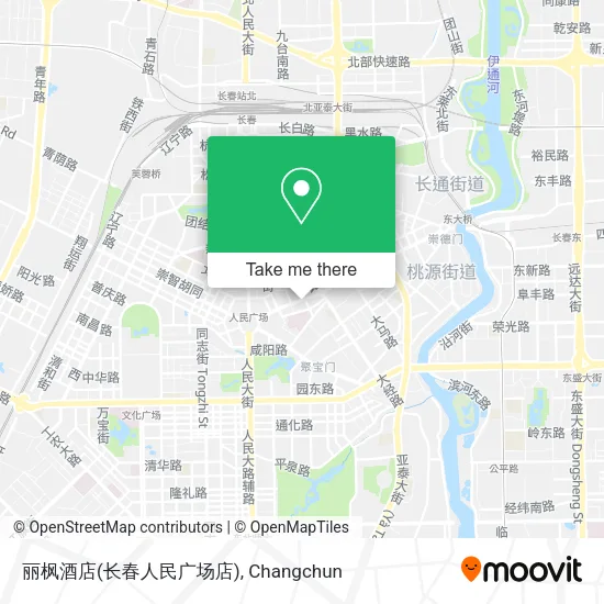 丽枫酒店(长春人民广场店) map
