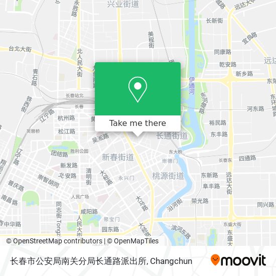 How To Get To 长春市公安局南关分局长通路派出所in 南关区by Bus