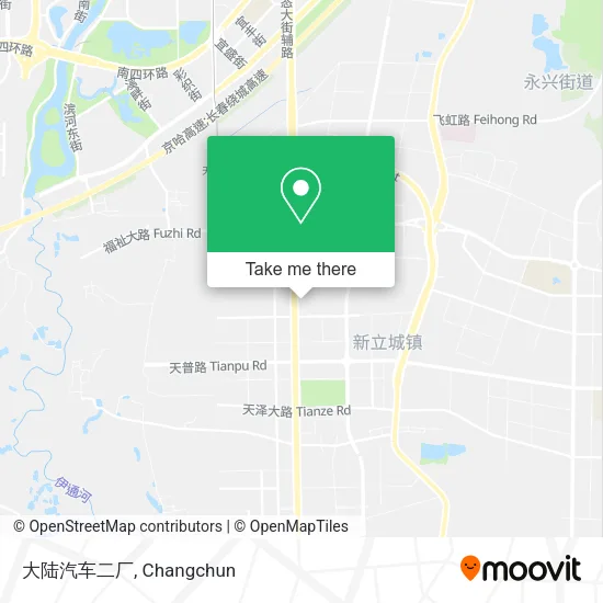 大陆汽车二厂 map