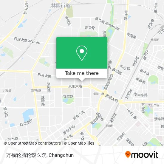 万福轮胎轮毂医院 map