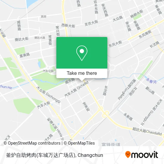 釜炉自助烤肉(车城万达广场店) map