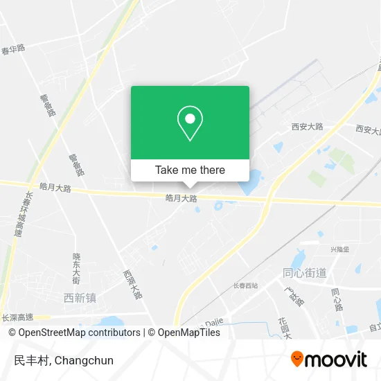民丰村 map
