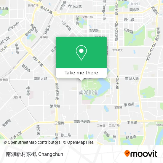南湖新村东街 map
