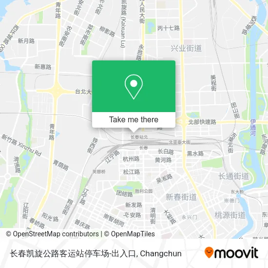 长春凯旋公路客运站停车场-出入口 map