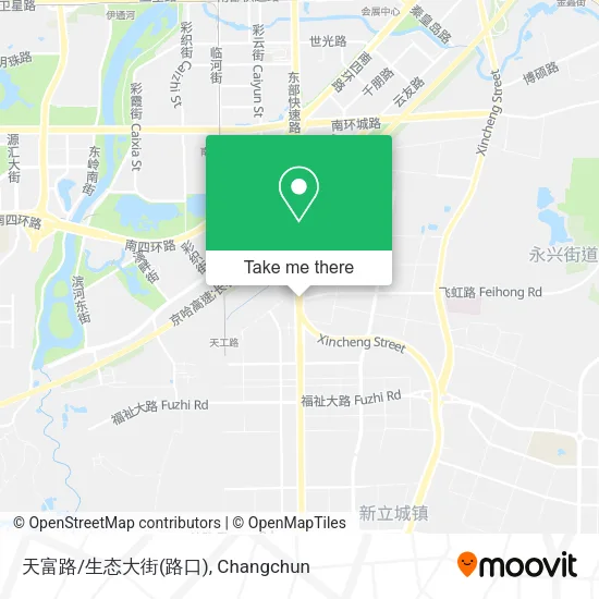天富路/生态大街(路口) map