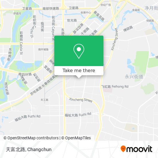 天富北路 map