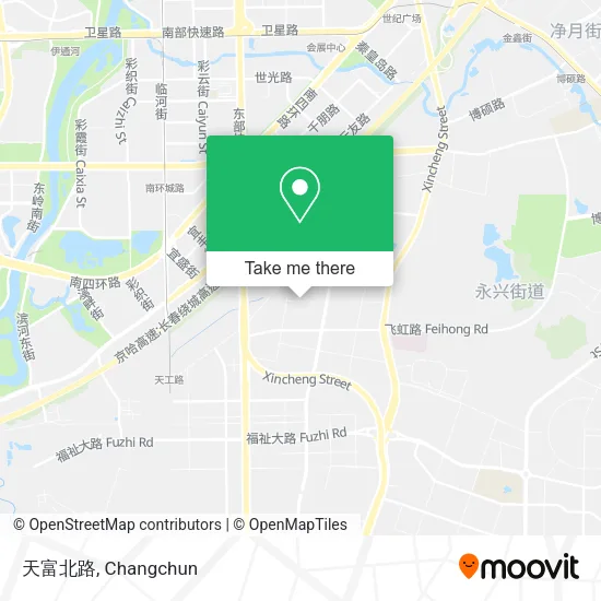 天富北路 map