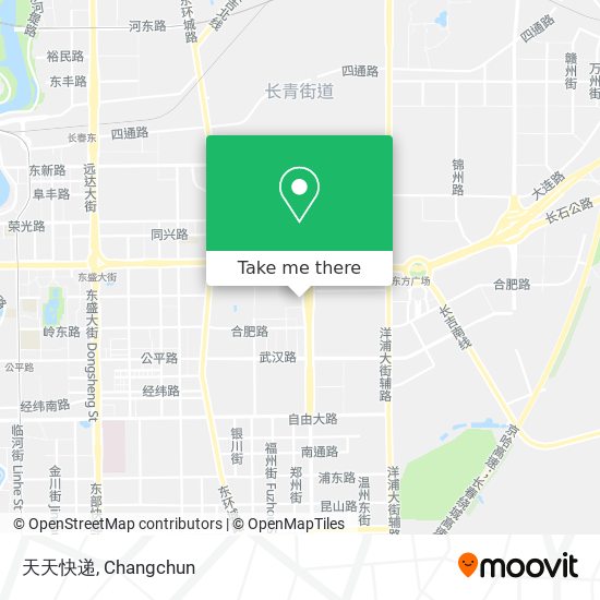 天天快递 map