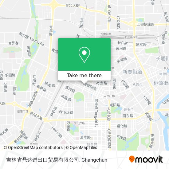 吉林省鼎达进出口贸易有限公司 map