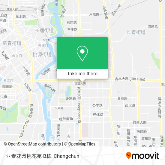 亚泰花园桃花苑-B栋 map