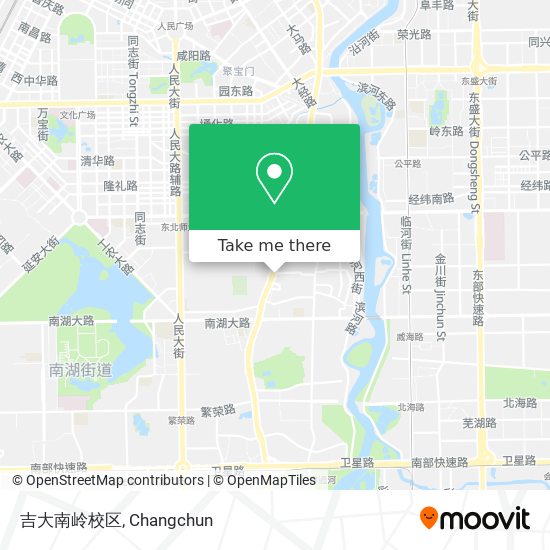 吉大南岭校区 map