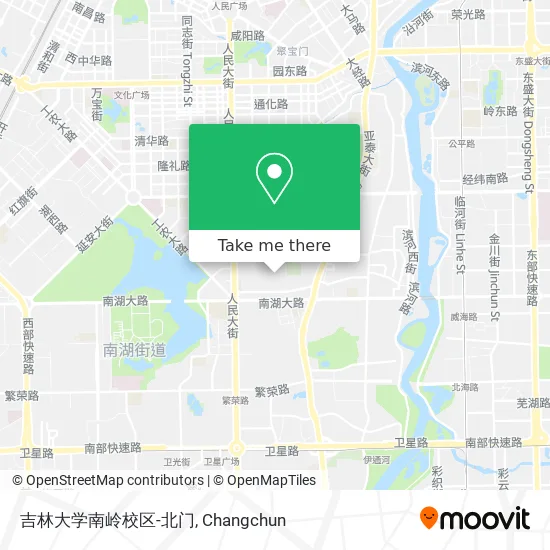 吉林大学南岭校区-北门 map