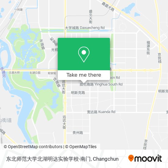 东北师范大学北湖明达实验学校-南门 map