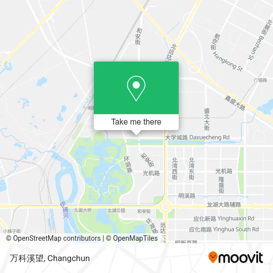 万科溪望 map