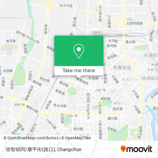 崇智胡同/康平街(路口) map