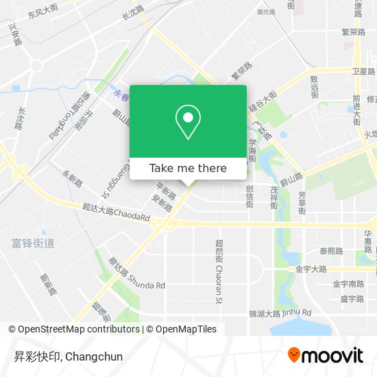 昇彩快印 map