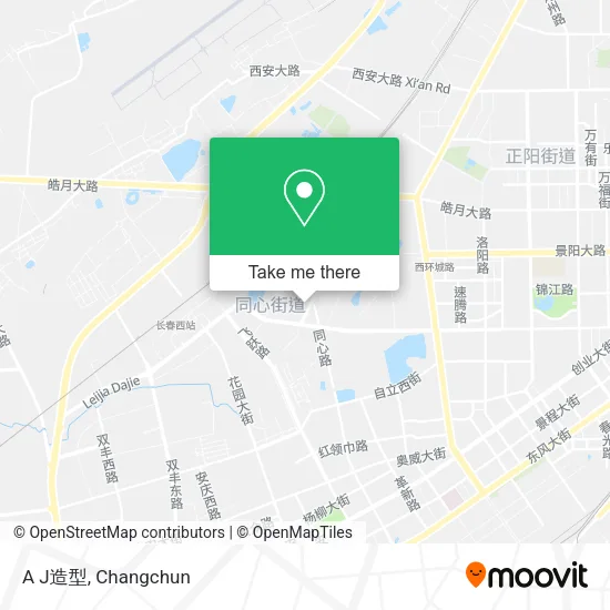 A J造型 map