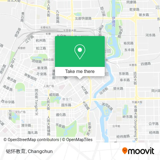 铭怀教育 map