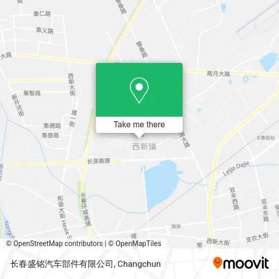 长春盛铭汽车部件有限公司 map
