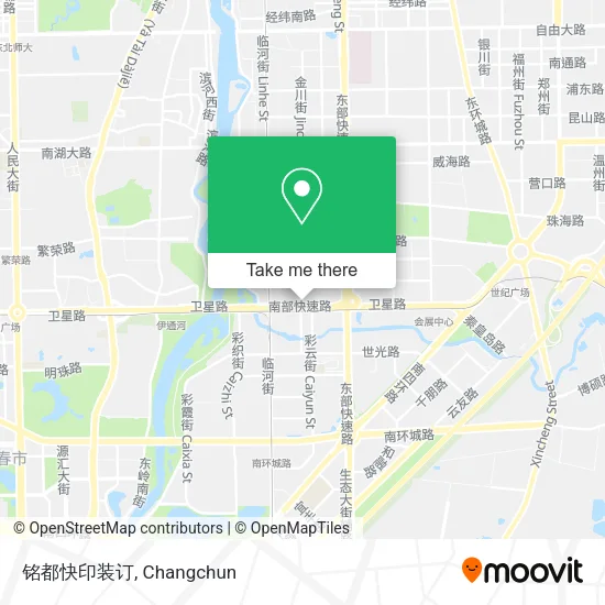 铭都快印装订 map