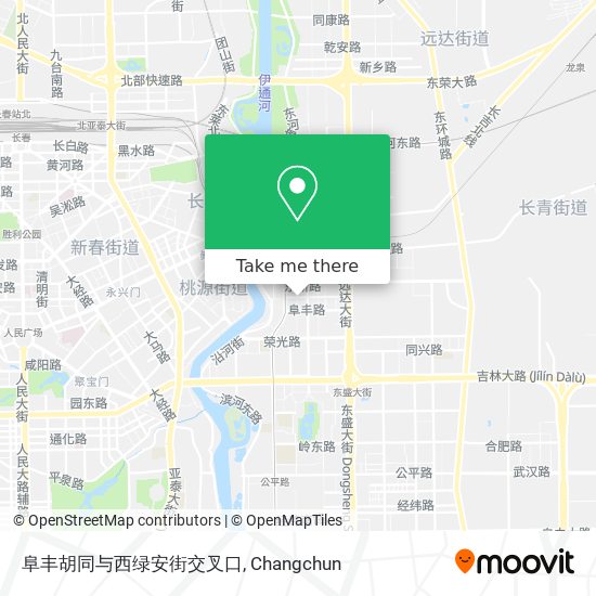 阜丰胡同与西绿安街交叉口 map