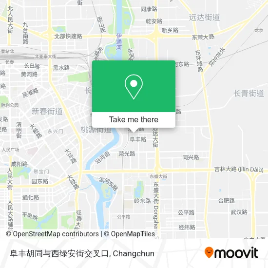 阜丰胡同与西绿安街交叉口 map