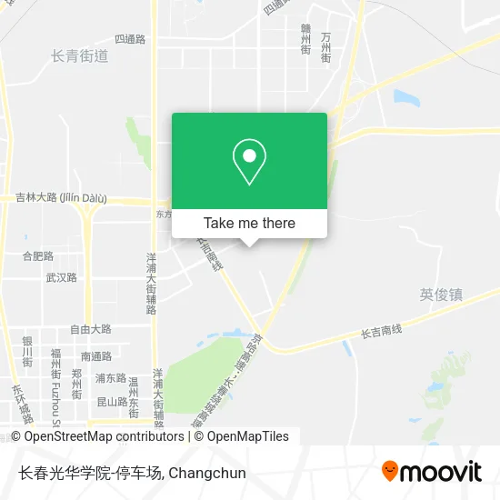 长春光华学院-停车场 map