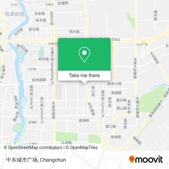 中东城市广场 map