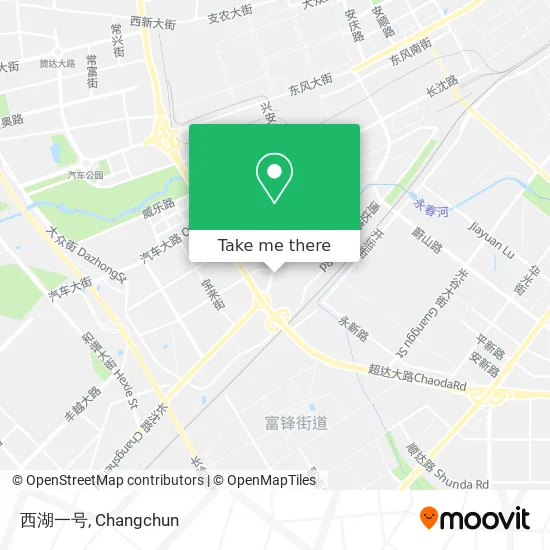 西湖一号 map