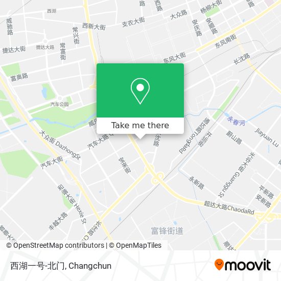 西湖一号-北门 map
