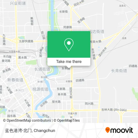 蓝色港湾-北门 map