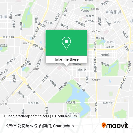 长春市公安局医院-西南门 map