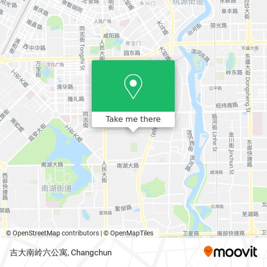 吉大南岭六公寓 map