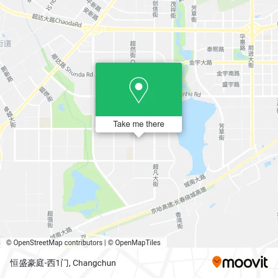 恒盛豪庭-西1门 map