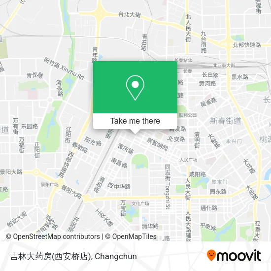 吉林大药房(西安桥店) map