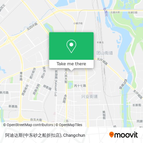 阿迪达斯(中东砂之船折扣店) map