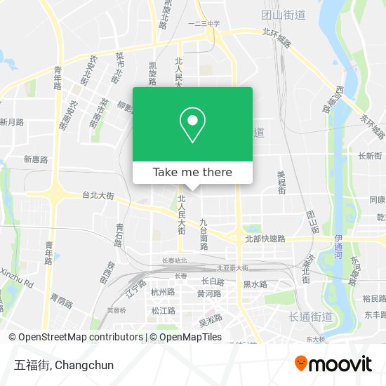 五福街 map