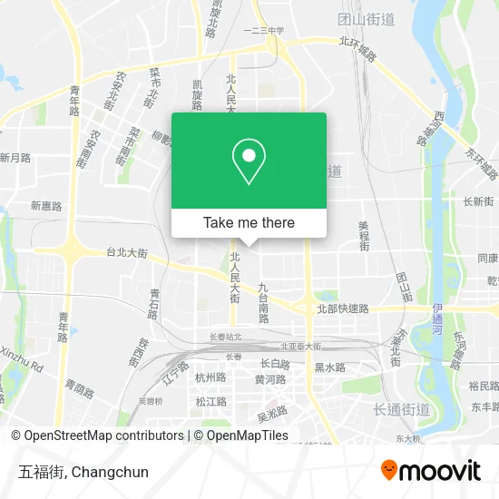 五福街 map
