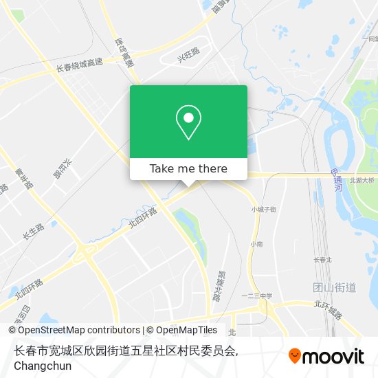 长春市宽城区欣园街道五星社区村民委员会 map