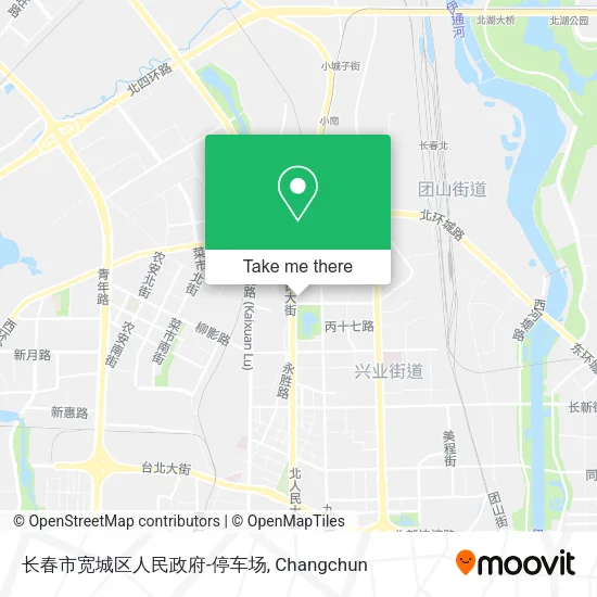 长春市宽城区人民政府-停车场 map